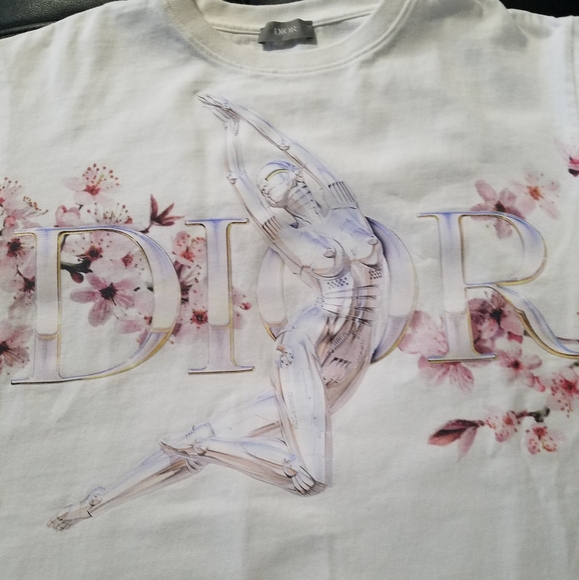 Men Dior X Sorayama Robot T Shirt Size 